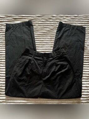 Uniqlo black wide-leg pants ♡